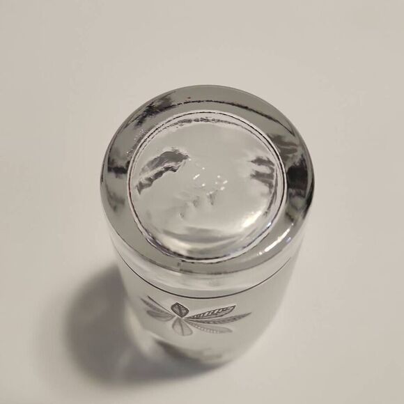 Libbey Vintage Frosted Tulip Silverleaf Set Of 7 4oz Juice Glasses - Picture 8 of 9